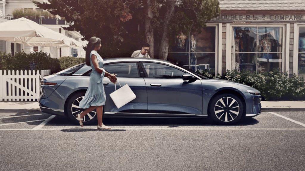 Lucid Electric Vehicle studio and car dealership in Scottsdale, AZ.
