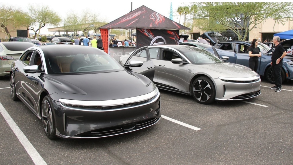 Lucid Electric Vehicle studio and car dealership in Scottsdale, AZ.