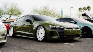 Echelon Autosports at BESPOKEV Cars and Coffee Scottsdale. Audi e-tron GT